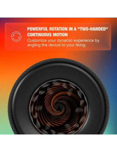 ARCWAVE - ORBIT MASTURBATEUR MASCULIN ROTATIF À 360° AVEC CONTRÔLE PAR APPLICATION NOIR
