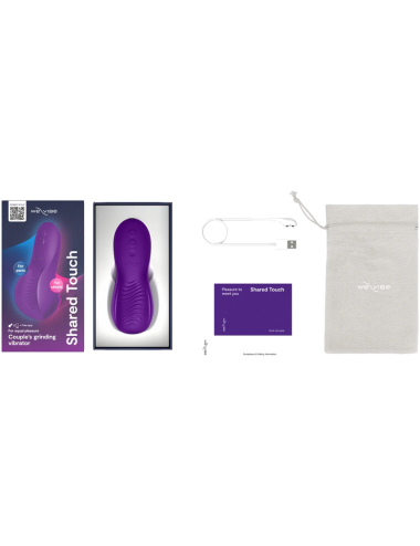 WE-VIBE - VIBRATEUR DOUBLE FACE POUR COUPLES À TOUCHER PARTAGÉ VIOLET