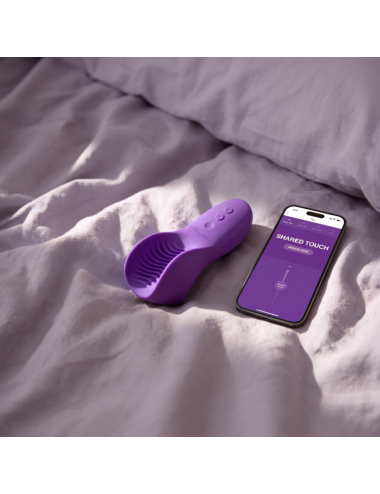 WE-VIBE - VIBRATEUR DOUBLE FACE POUR COUPLES À TOUCHER PARTAGÉ VIOLET