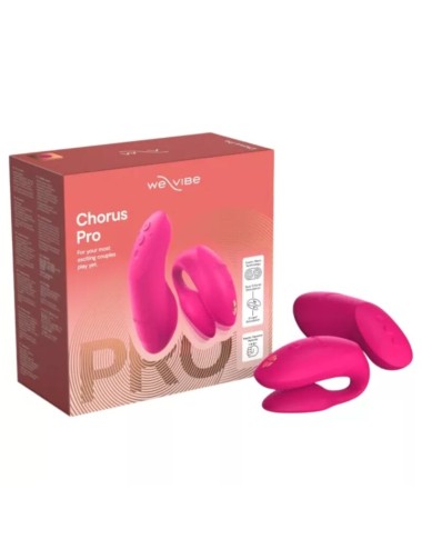 WE-VIBE - VIBRATEUR CHORUS PRO PREMIUM POUR COUPLES ROSE ÉLECTRIQUE