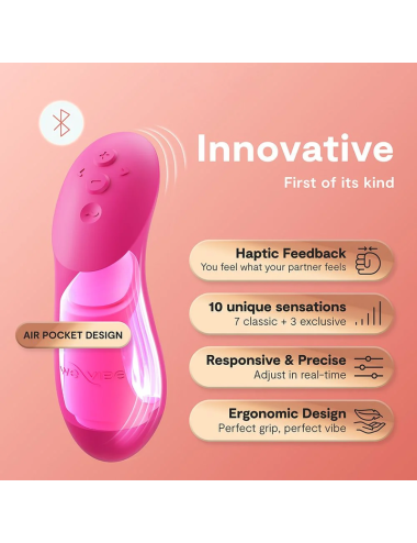 WE-VIBE - VIBRATEUR CHORUS PRO PREMIUM POUR COUPLES ROSE ÉLECTRIQUE