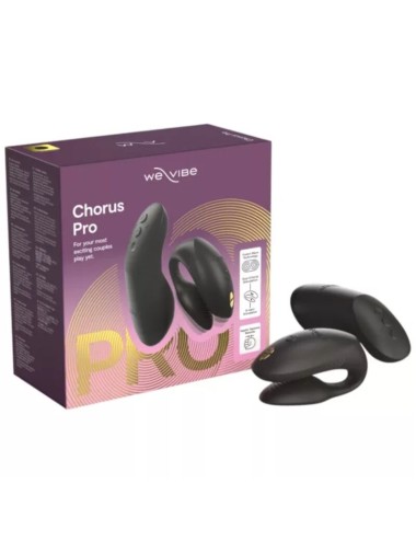 WE-VIBE - CHORUS PRO VIBRATEUR PREMIUM POUR COUPLES NOIR SATINÉ