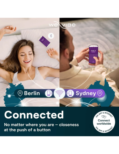 WE-VIBE - VIBRATEUR DE COUPLES SYNC O ENVELOPPEMENT-STIMULATION VIOLET CLAIR
