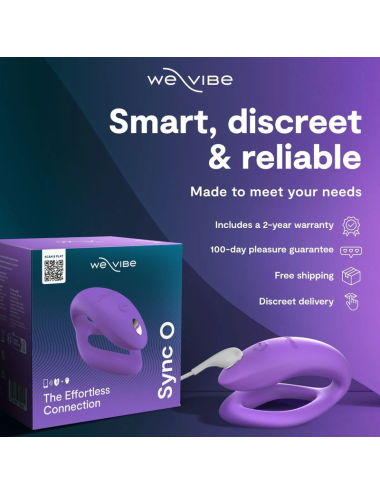 WE-VIBE - VIBRATEUR DE COUPLES SYNC O ENVELOPPEMENT-STIMULATION VIOLET CLAIR