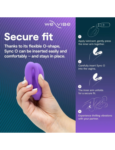 WE-VIBE - VIBRATEUR DE COUPLES SYNC O ENVELOPPEMENT-STIMULATION VIOLET CLAIR