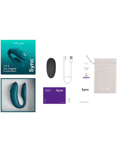 WE-VIBE - SYNC 2 VIBRATEUR RÉGLABLE POUR COUPLES VERT VELOURS
