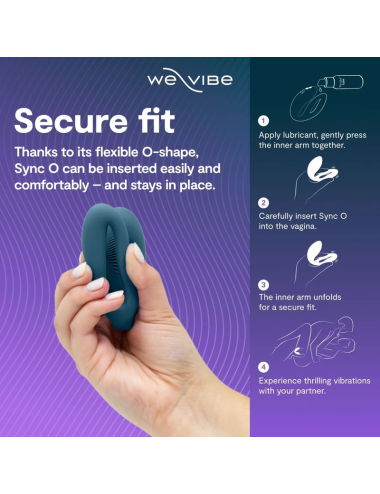 WE-VIBE - SYNC 2 VIBRATEUR RÉGLABLE POUR COUPLES VERT VELOURS