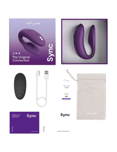 WE-VIBE - SYNC 2 VIBRATEUR RÉGLABLE POUR COUPLES VIOLET