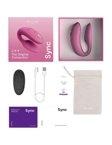 WE-VIBE - SYNC 2 VIBRATEUR RÉGLABLE POUR COUPLES ROSE