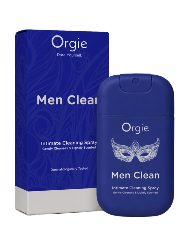 ORGIE - MEN CLEAN SPRAY NETTOYANT INTIME À L'ALOE VERA POUR HOMMES 30 ML