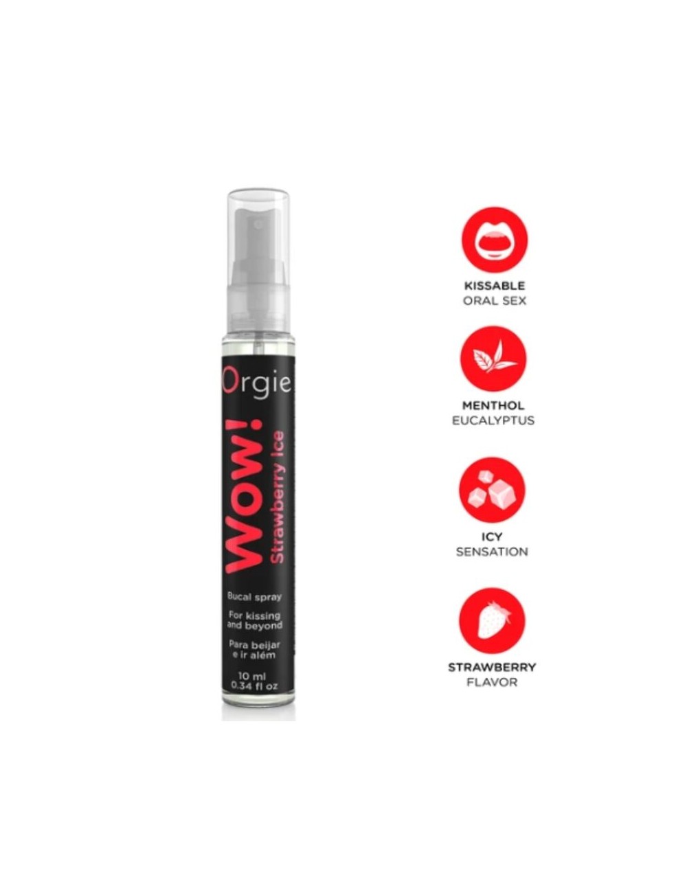 ORGIE - WOW! SPRAY BUCCAL GLACÉ À LA FRAISE 10 ML