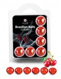 6 Brazilian Balls huile de massage au parfum cerise 3386-6 - Huiles de massage -
