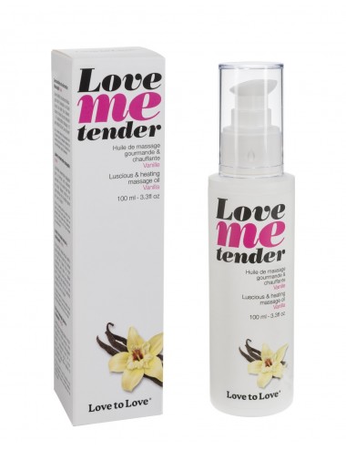 Huile de massage est parfumée à la vanille Love Me Tender 100ML - Huiles de massage - Love to Love