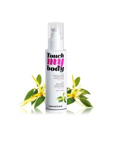 Fluide de massage à base de silicone Touch My Body Ylang Ylang 100ML - Huiles de massage - Love to Love