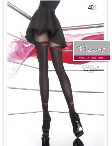 Lingerie - Collants - Canella Collants 40 DEN - Noir - Fiore