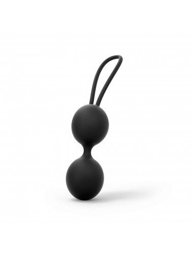 Sextoys - Boules de Geisha - Boules de Geisha ultra-douce Dual Balls couleur Noir - Dorcel
