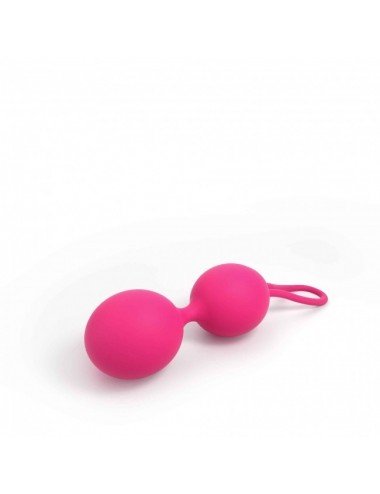 Sextoys - Boules de Geisha - Boules de Geisha en silicone doux Dorcel Dual Balls couleur Rose - Dorcel