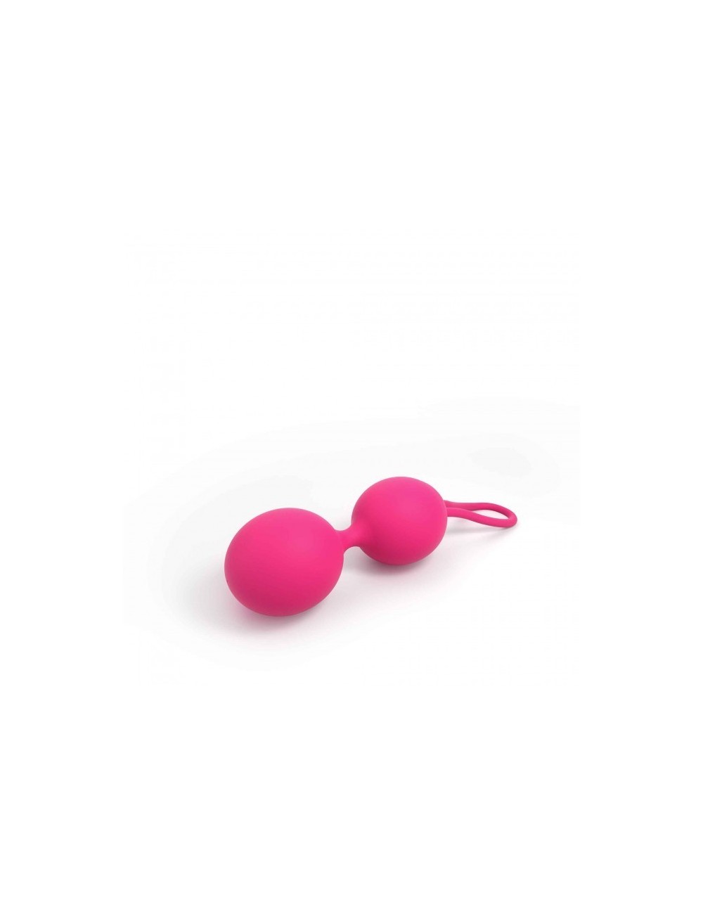 Sextoys - Boules de Geisha - Boules de Geisha en silicone doux Dorcel Dual Balls couleur Rose - Dorcel