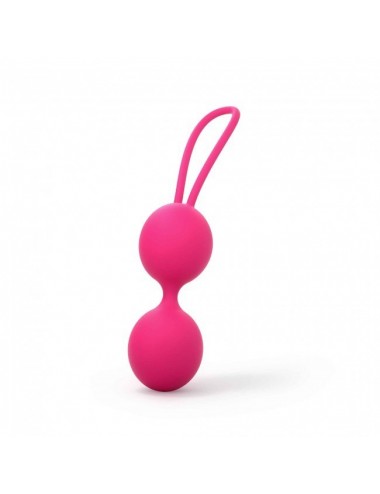 Sextoys - Boules de Geisha - Boules de Geisha en silicone doux Dorcel Dual Balls couleur Rose - Dorcel