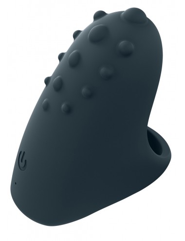 Sextoys - Masturbateurs & Stimulateurs - Stimulateur vibrant noire à 3 vitesses Magic Finger - Dorcel