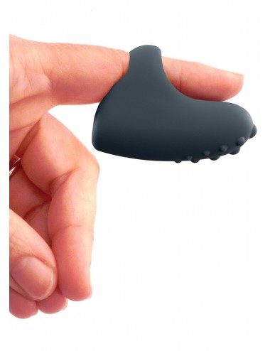 Sextoys - Masturbateurs & Stimulateurs - Stimulateur vibrant noire à 3 vitesses Magic Finger - Dorcel