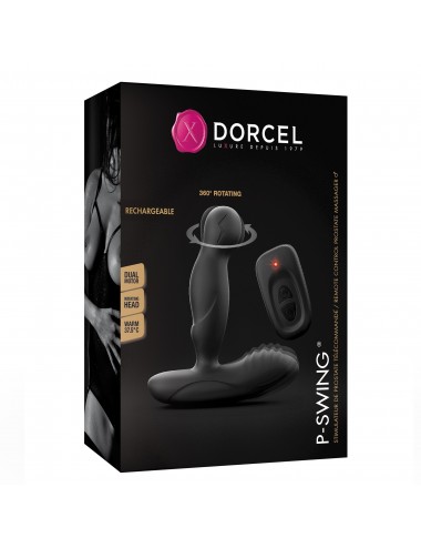 Sextoys - Pour lui - Dorcel P-Swing - Stimulateur de prostate vibrant et chauffant avec fonction rotative - Dorcel
