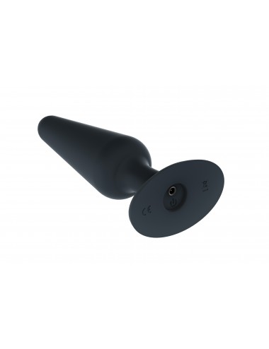 Sextoys - Plugs - Plug Best Vibe M couleur noir avec 12 modes de vibration - Dorcel