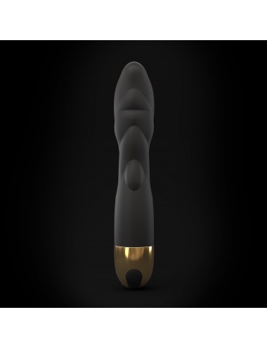 Sextoys - Vibromasseurs - Vibromasseur Dorcel Flexi Joy couleur noire et or avec 10 modes de vibration - Dorcel