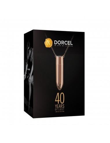 Sextoys - Vibromasseurs - Vibromasseur Dorcel Discreet Pleasure couleur Or et Waterproof - Dorcel