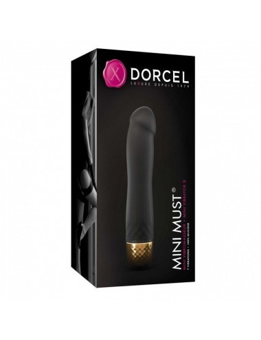 Sextoys - Vibromasseurs - Vibromasseur dorcel mini must 12,5 cm de couleur noir et or - Dorcel