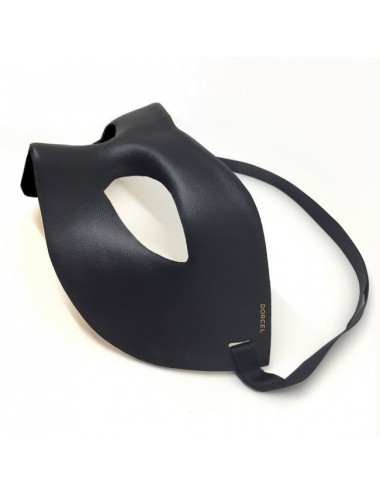 Sextoys - Masques, liens et menottes - Masque imitation cuir noire de Dorcel - DO-5556 - Dorcel