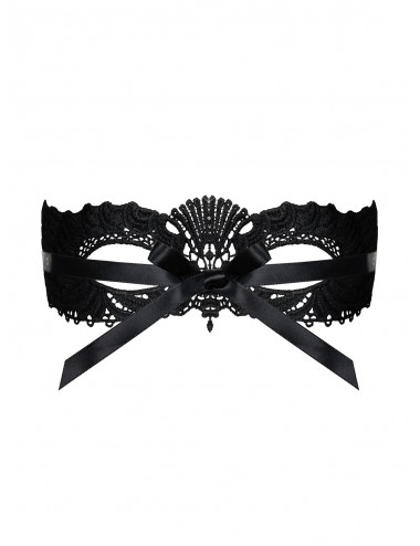 Sextoys - Masques, liens et menottes - Masque sexy avec ruban de satin noire A700 pour soirée libertine - OB-02491 - Obsessive