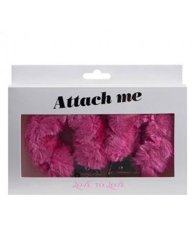 Sextoys - Masques, liens et menottes - Menottes attach me - rose - Love To Love