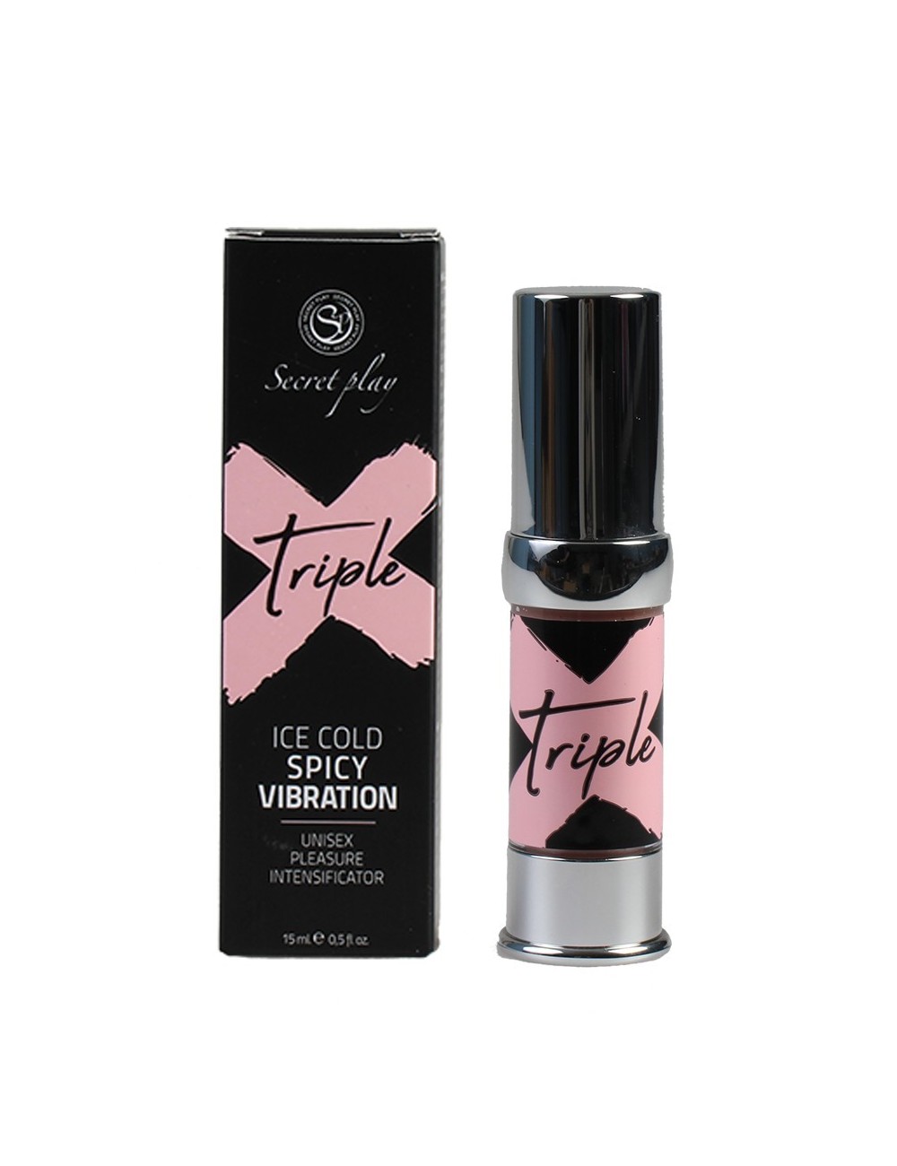 Plaisir Intensifiant Fluide vaginal Triple X Unisex 3en1 - SP-6515 - Plaisirs Intimes - Secret Play