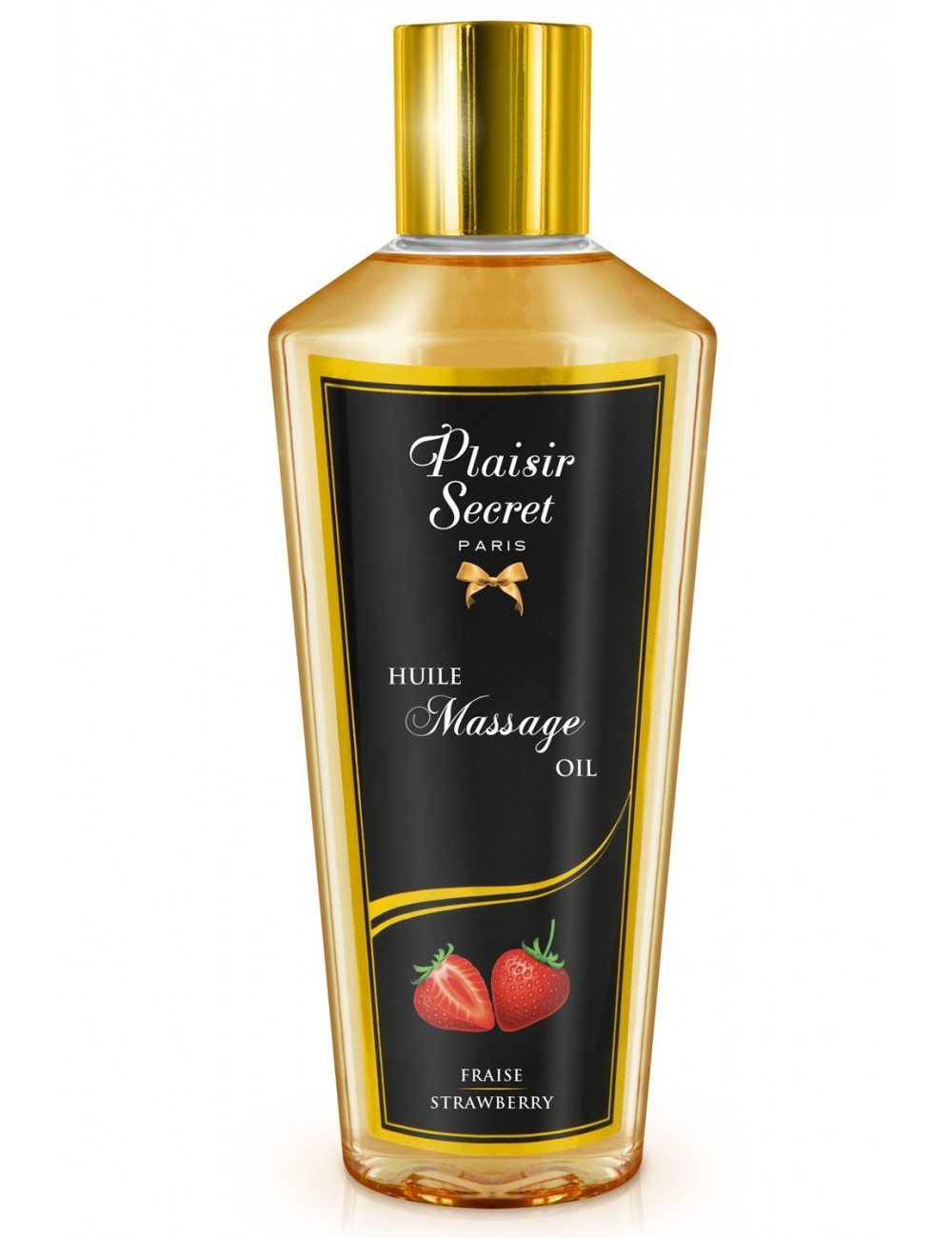 Huile de massage sèche fraise 250ml - CC826075 - Huiles de massage - Plaisirs Secrets