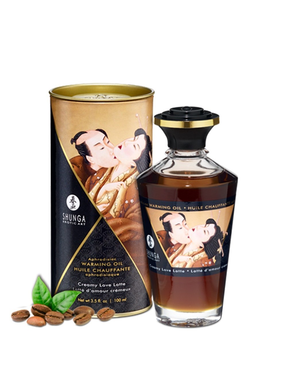 Huile chauffante latté d'amour comestible 100ml - CC812010 - Huiles de massage - Shunga Huile chauffante latté d'amour comestible 100ml - CC812010 - Huiles de massage - Shunga