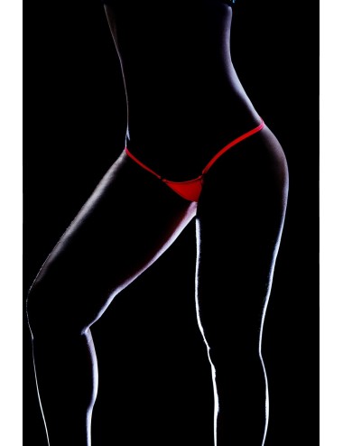 Lingerie - Boxers, strings, culottes - String sexy en dentelle forme Y Clip Y Back Thong - MAL1092WPK - Mapalé