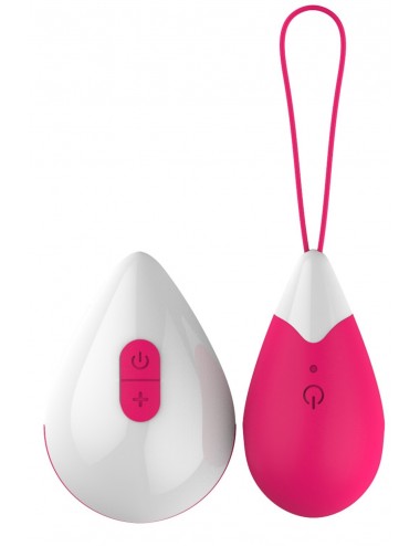 Sextoys - Oeufs Vibrants - Oeuf vibrant design fuschia avec télécommande et 10 vitesses USB - WW-COOFUS - Dreamy Toys