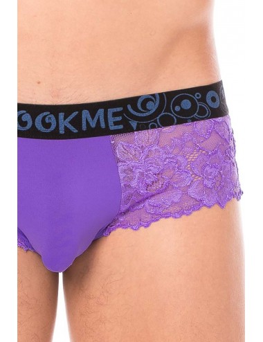Mini-Pant violet en dentelle délicate - LM2006-68PUR