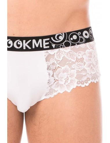 Mini-Pant blanc en dentelle délicate - LM2006-68WHT