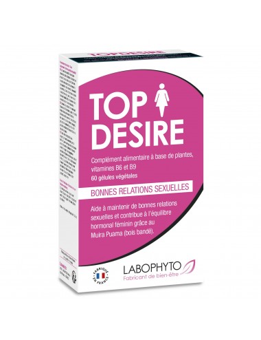 Complement alimentaire Topdesire 60 gélules - LAB-3466 - Aphrodisiaques - Labophyto
