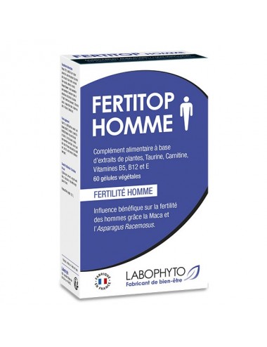 Complement alimentaire FertiTop homme 60 gélules - Aphrodisiaques - Labophyto