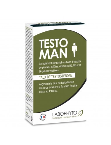 Complement alimentaire Testoman 60 gélules desir sexuel - Aphrodisiaques - Labophyto