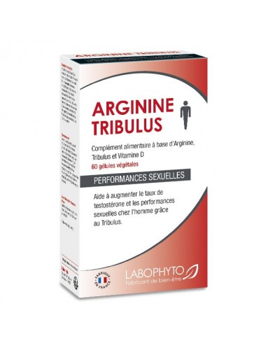 Arginine Complement alimentaire Tribulus 60 gélules - Aphrodisiaques - Labophyto