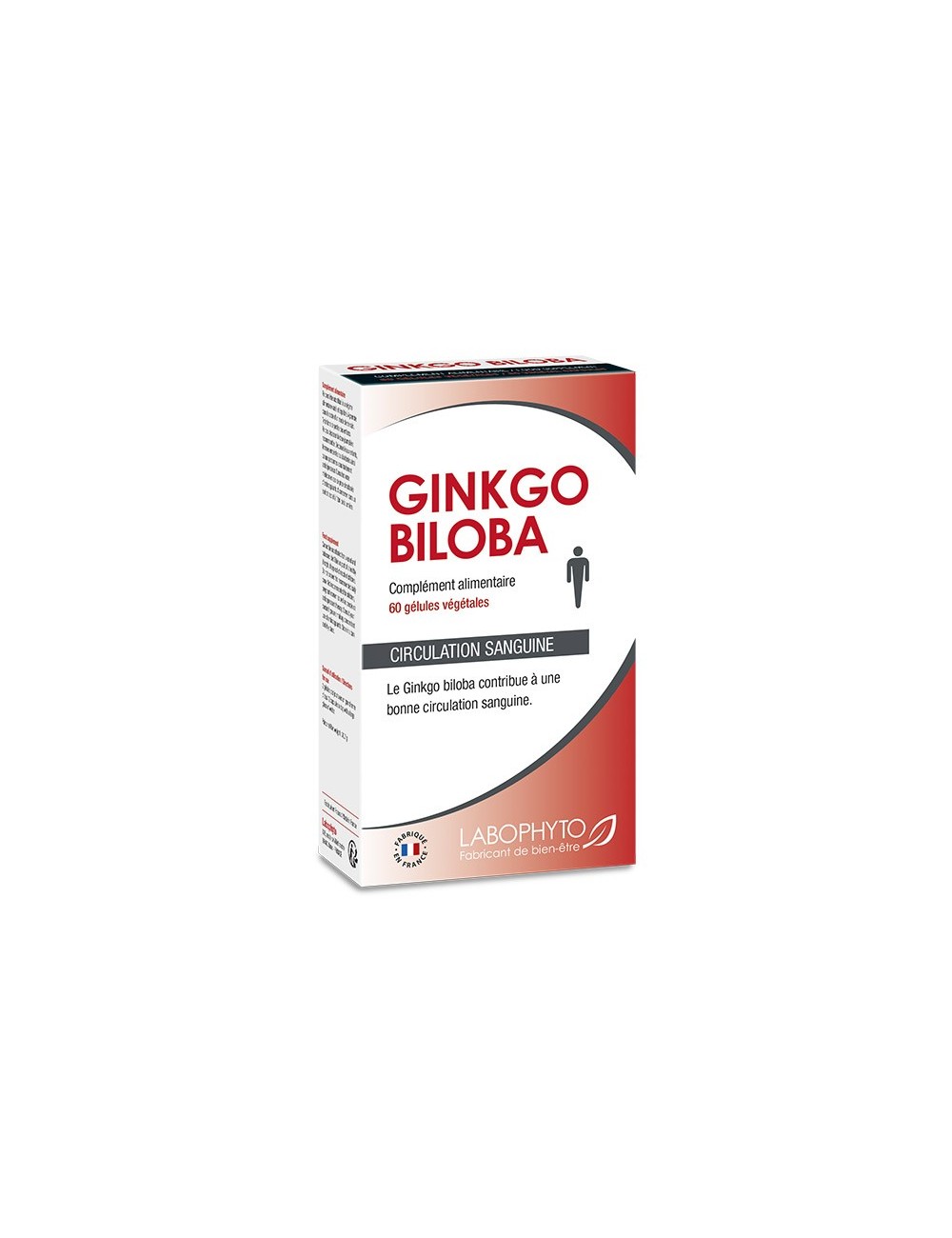 Ginkgo Biloba 60 gélules extrait végétal pour l'amélioration mental - Aphrodisiaques - Labophyto