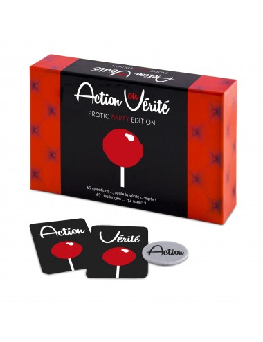 Sextoys - Jeux coquins - Jeu entres amis coquines Action ou Vérité EROTIC PARTY - FR -