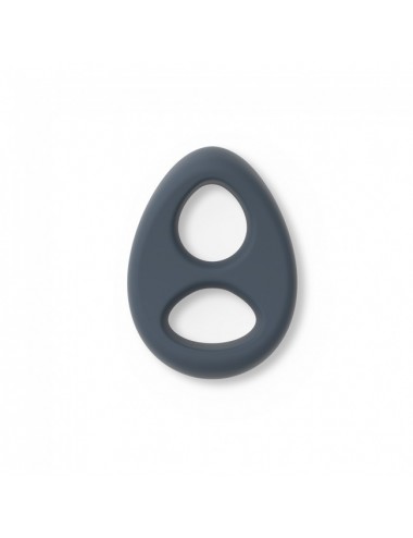 Sextoys - Anneaux, Cockring & Gaines - Cockring ultra-doux 100% silicone gris Liquid-soft - DO-5557 - Dorcel