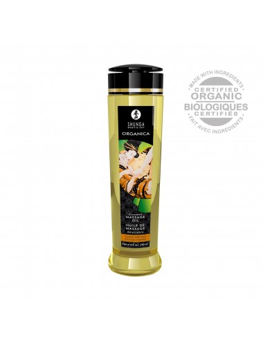 Huile de massage organique - Douceur d'amande - 240 ml - Huiles de massage - Shunga