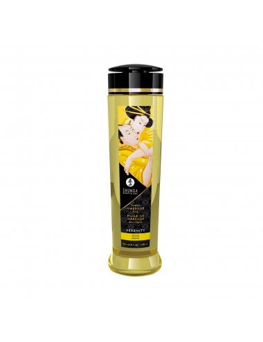 Huile de massage érotique - Serenity - monoi - 240 ml - Huiles de massage - Shunga