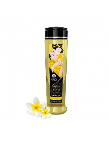 Huile de massage érotique - Serenity - monoi - 240 ml - Huiles de massage - Shunga